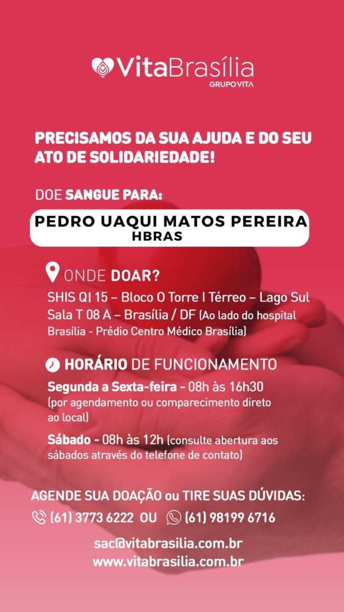 Fam&iacute;lia faz campanha por doa&ccedil;&atilde;o de sangue ao filho do indigenista Bruno Pereira