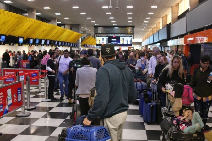 Falta de energia no Aeroporto de Congonhas causa suspensão de voos -  (crédito: EBC)