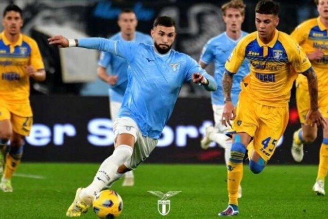 Lazio e Frosinone vivem situação delicada na temporada -  (crédito: Foto: Divulgação/Lazio)
