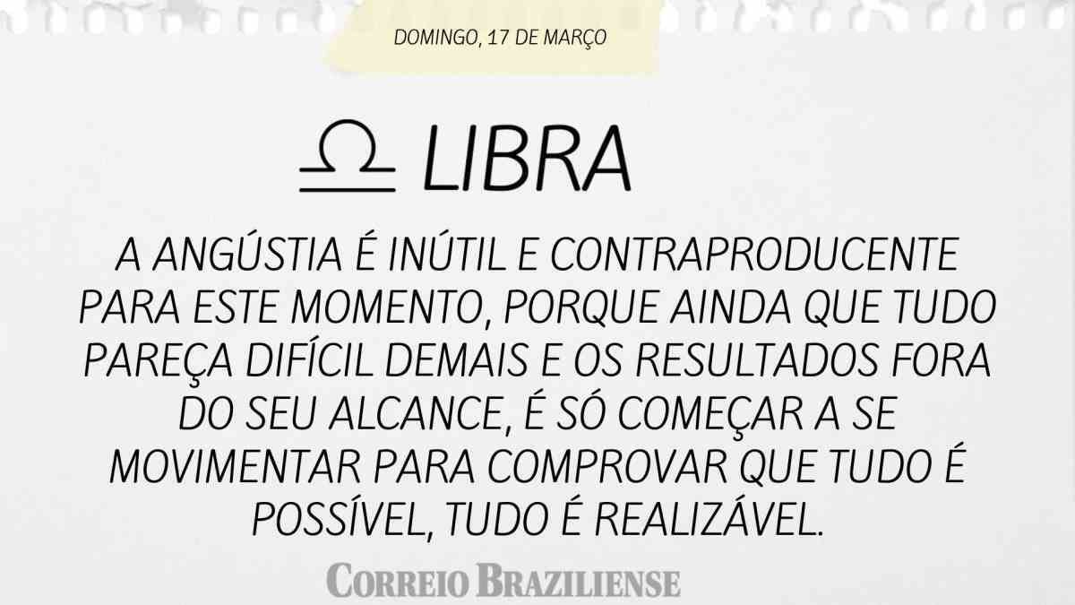 LIBRA | 17 DE MARÇO DE 2024