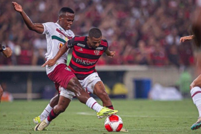 Flamengo empata sem gols com o Fluminense e vai à final do Carioca - Foto: Paula Reis/flamengo -  (crédito: Foto: Paula Reis/flamengo)