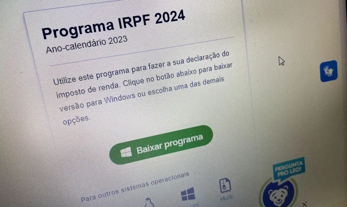 Receita já recebeu mais de 1,86 milhão de declarações do IRPF 2024 -  (crédito: EBC)