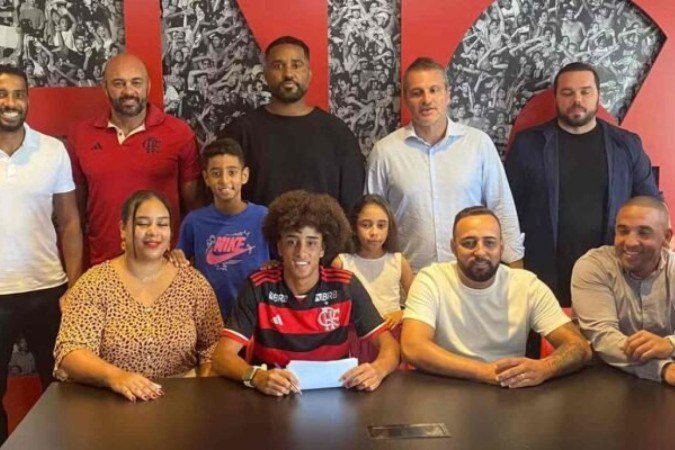 Ryan Roberto é promessa das categorias de base do Flamengo - (crédito: Foto: Divulgação) Ryan Roberto é promessa das categorias de base do Flamengo - (crédito: Foto: Divulgação)