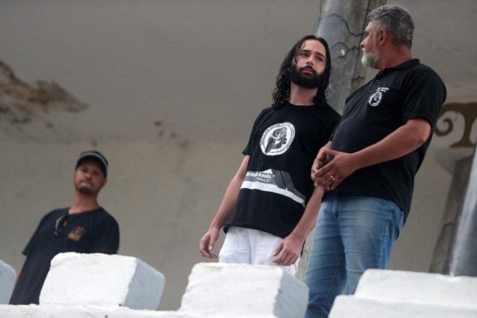  17/03/2024 Crédito: Luis Nova/CB. Via Sacra.  Ensaio no Morro da Capelinha.