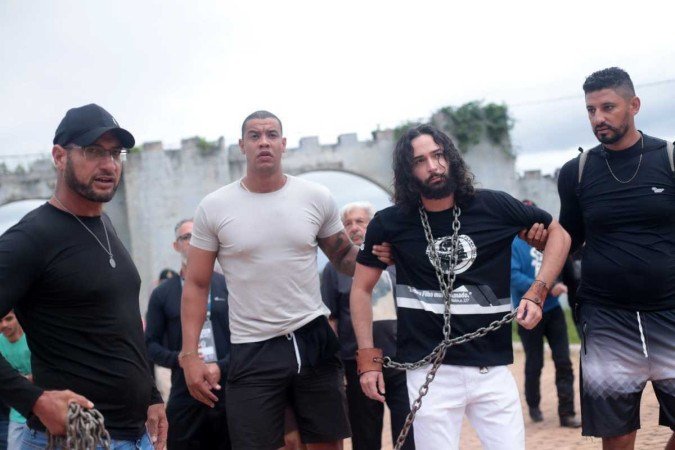  17/03/2024 Crédito: Luis Nova/CB. Via Sacra.  Ensaio no Morro da Capelinha.