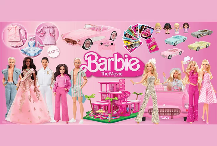 Com o sucesso do filme da boneca mais famosa do mundo, inúmeros conteúdos sobre a Barbie surgiram. -  (crédito: Mattel / Divulgação)