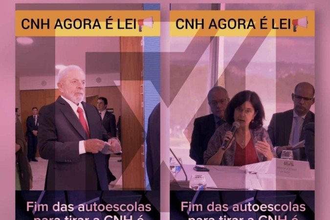 É enganoso um vídeo que diz que as autoescolas vão acabar após a aprovação do projeto de lei 6485/2019 - (crédito: Reprodução/Comprova) É enganoso um vídeo que diz que as autoescolas vão acabar após a aprovação do projeto de lei 6485/2019 - (crédito: Reprodução/Comprova)