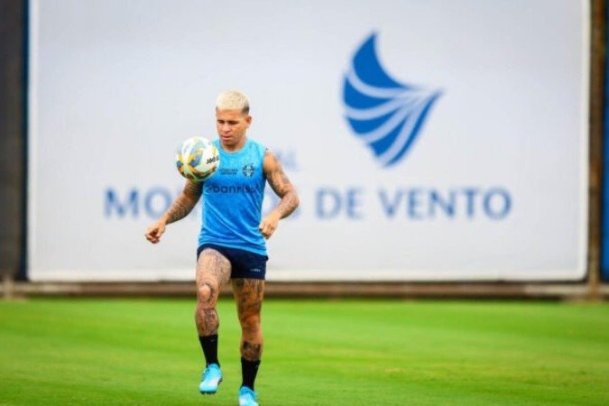 Postagem de Soteldo que causou alvoroço e esperança na torcida do Grêmio -  (crédito: Foto: Reprodução / Redes Sociais)