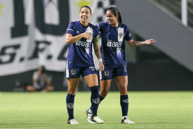 O Real Brasília fez boa partida na vila Belmiro contra o Santos, saiu na frente e cedeu empate por 1 x 1. Desafio desta terça é contra a Ferroviária -  (crédito:  Fernanda Luz / @staff_images_woman)