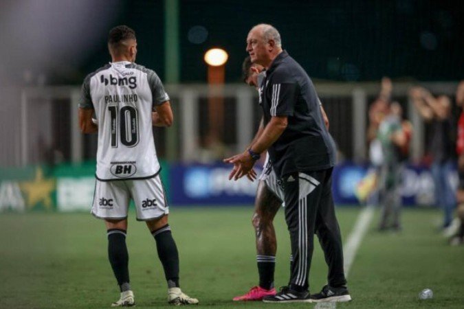 Felipão busca primeiro título pelo Galo em ano que pode marcar sua aposentadoria - (crédito: Foto: Pedro Souza/Atlético) Felipão busca primeiro título pelo Galo em ano que pode marcar sua aposentadoria - (crédito: Foto: Pedro Souza/Atlético)