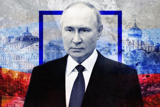 Em eleição controvertida, Putin obteve seu quinto mandato como presidente russo -  (crédito: Getty Images / BBC)