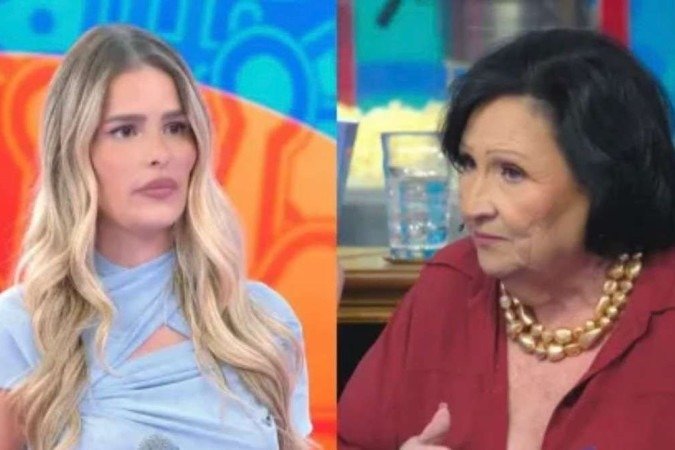 Yasmin Brunet e Dona Déa - (crédito: Reprodução TV Globo) Yasmin Brunet e Dona Déa - (crédito: Reprodução TV Globo)