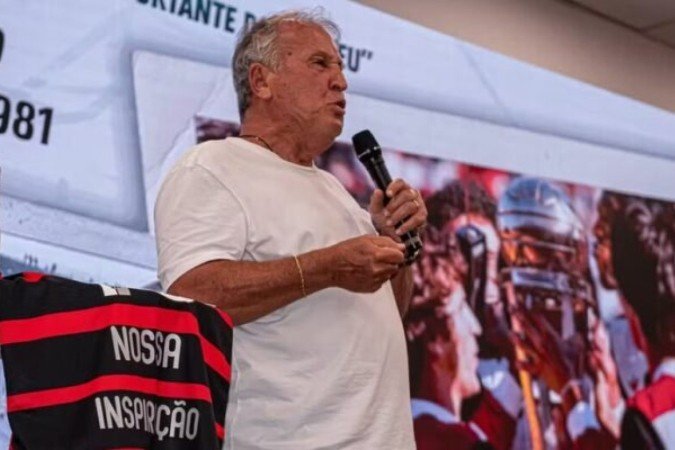 Zico inaugurará estátua de cera em sua homenagem nesta terça -  (crédito: Foto: Reprodução)