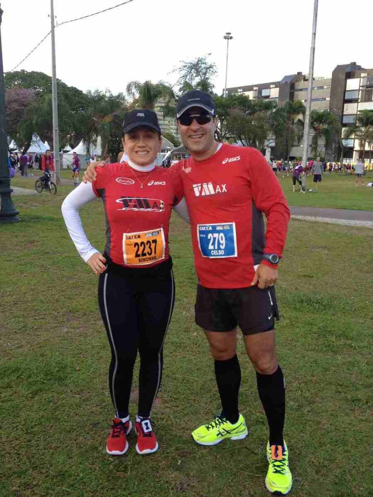 Celso ao lado da esposa Simonne, sua maior incentivadora