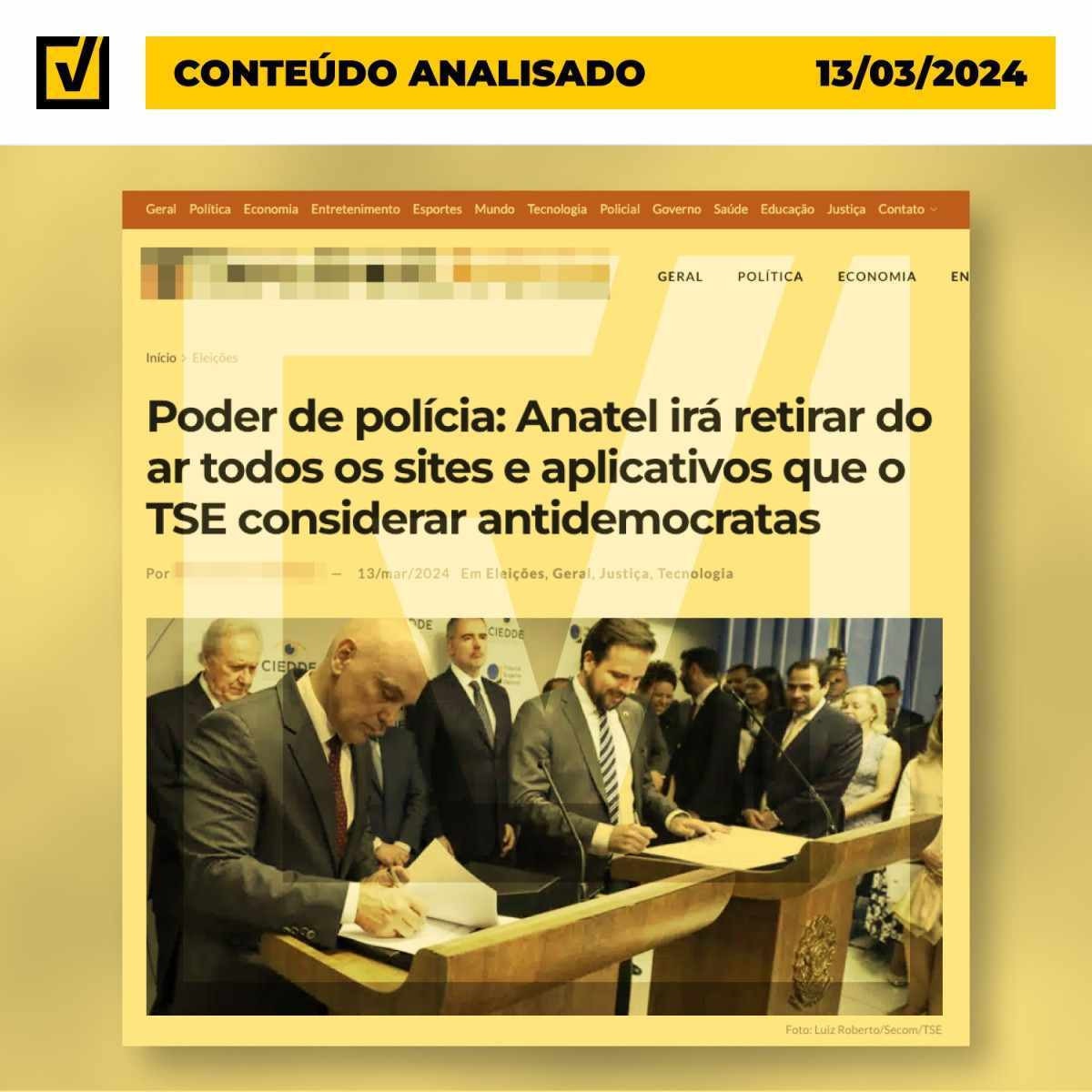 Entenda o acordo entre a Anatel e o TSE para as eleições e o que é o ‘poder de polícia’