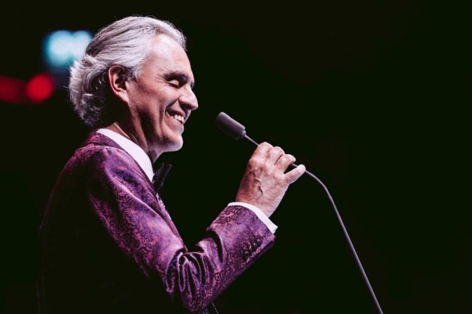 O tenor italiano Andrea Bocelli: conexão com o Brasil  -  (crédito: Luca Rossetti/Divulgação)