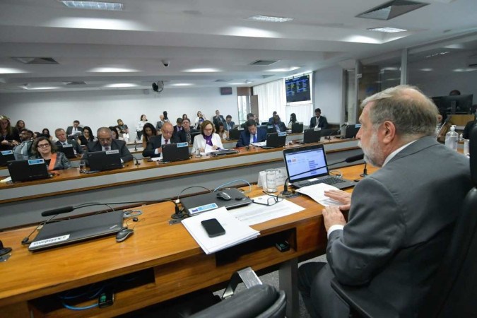 Comissão de Educação, Cultura e Esporte do Senado aprovou PL que estabelece medidas para garantir igualdade salarial entre homens e mulheres     -  (crédito: Geraldo Magela/Agência Senado)