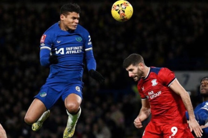 Thiago Silva é um dos grande sonhos do Fluminense para a sequência da temporada -  (crédito: - Foto: IINA FASSBENDER/AFP via Getty Images)