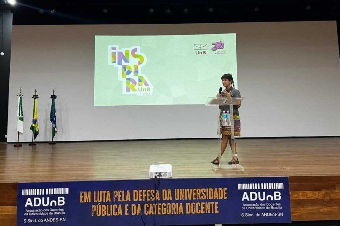 O evento aconteceu no auditório da Associação dos Docentes da Universidade de Brasília (ADUnB) - (crédito: Carlos Eduardo Ibarra/CB) O evento aconteceu no auditório da Associação dos Docentes da Universidade de Brasília (ADUnB) - (crédito: Carlos Eduardo Ibarra/CB)