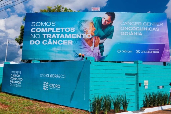 A unidade em Goiânia contará com 400 leitos de internação, incluindo UT), unidade de transplante de medula óssea e hospital dia.  -  (crédito: Oncoclínicas/Divulgação)