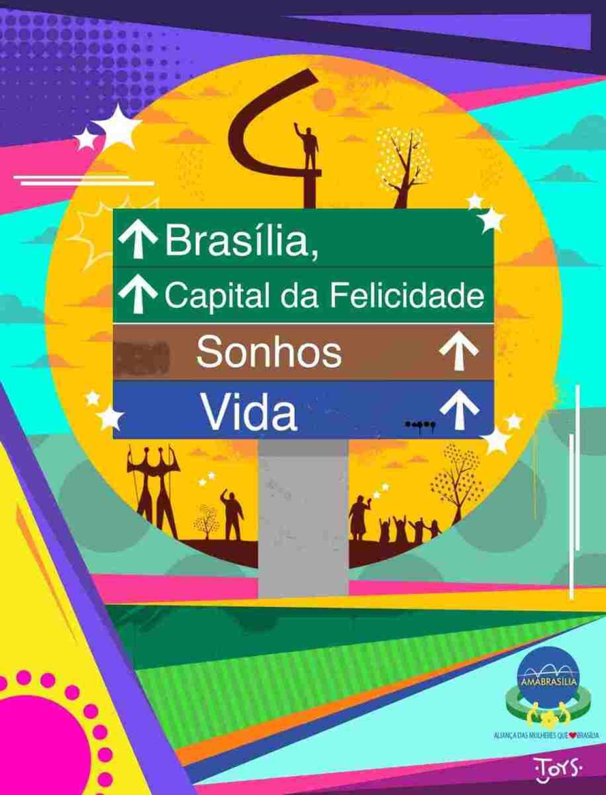 A arte que melhor representar Brasília como capital da felicidade será a campeã