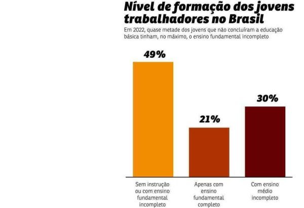 grafico formacao jovens trabalhadores
