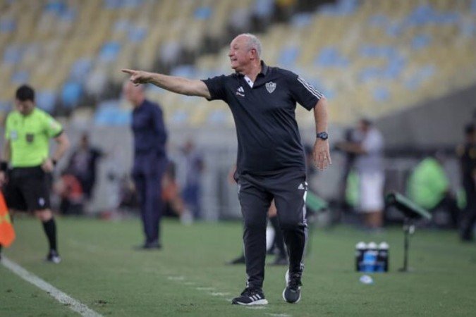 Felipão teria surtado no vestiário após a derrota para o América  -  (crédito: Foto: Pedro Souza / Atlético)