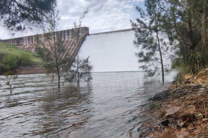  Reservatório do Descoberto está com 100% de volume útil. -  (crédito:  Carolina Braga/CB/D.A.Press)