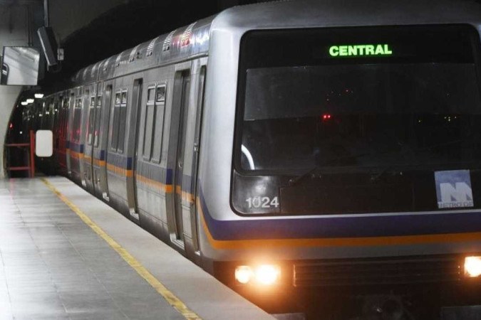 O metrô ficará fechado para manutenção das vias nas proximidades da estação Guará -  (crédito:  Ed Alves/CB/D.A Press)