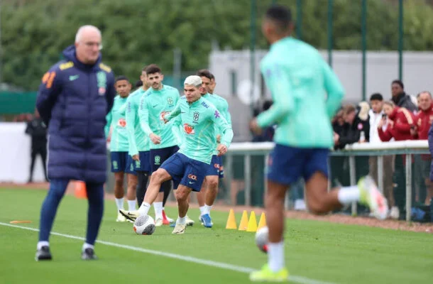 Casemiro em ação pela Seleção Brasileira no ano ado - (crédito: Foto: Joilson Marconne / CBF) Casemiro em ação pela Seleção Brasileira no ano ado - (crédito: Foto: Joilson Marconne / CBF)