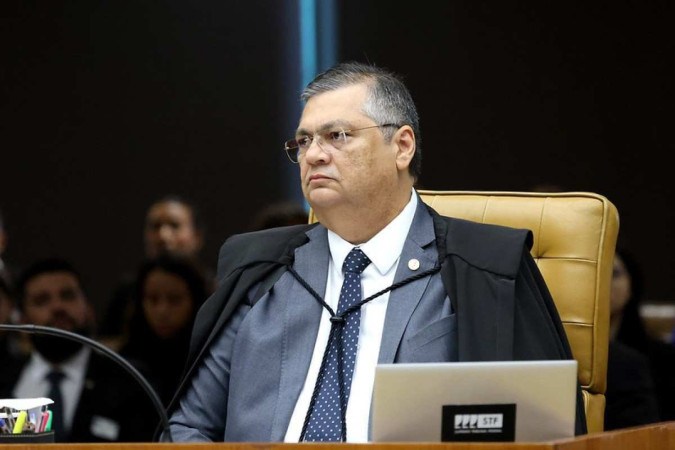Ministro Flávio Dino na sessão plenária do STF -  (crédito: Gustavo Moreno/SCO/STF)