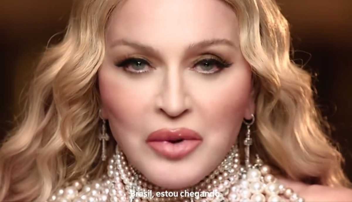 Madonna em vídeo do Itaú