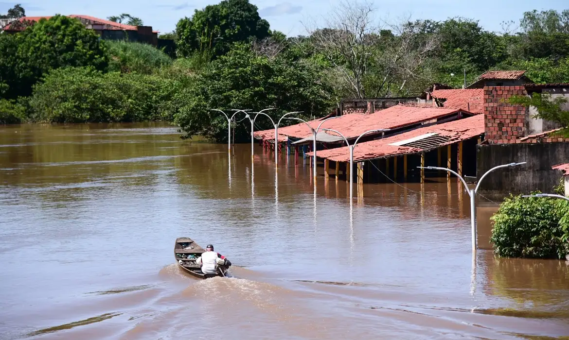 Chuvas levam oito municÃ?Â­pios a decretar emergÃ?Âªncia no MaranhÃ?Â£o  -  (crédito: EBC)