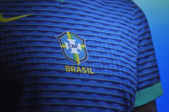 Brasil estreia nova camisa contra a Inglaterra neste sábado