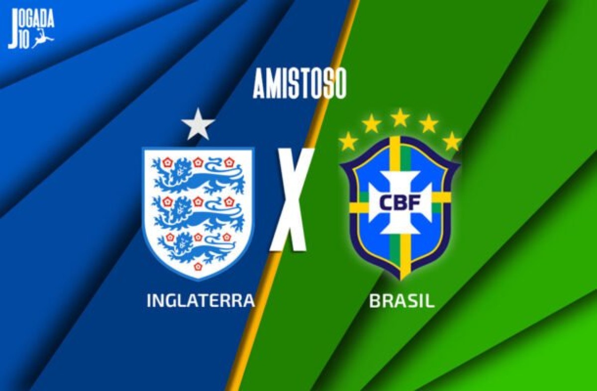 Inglaterra x Brasil: onde assistir, arbitragem e escalações