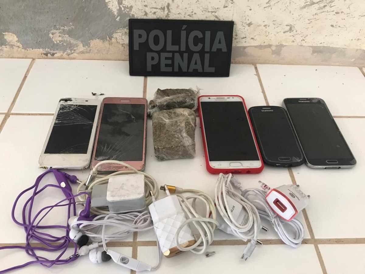  Polícia Penal apreendeu celulares e carregadores no CPP