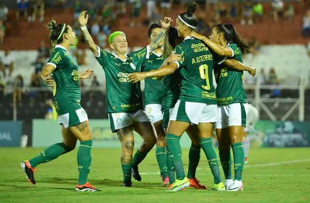 Palmeiras e Botafogo medem forças no Brasileirão Feminino -  (crédito: Foto: Mauro Horita/CBF)