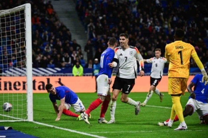 Alemanha vence França em amistoso - (crédito: Photo by Olivier Chassignole / AFP) Alemanha vence França em amistoso - (crédito: Photo by Olivier Chassignole / AFP)
