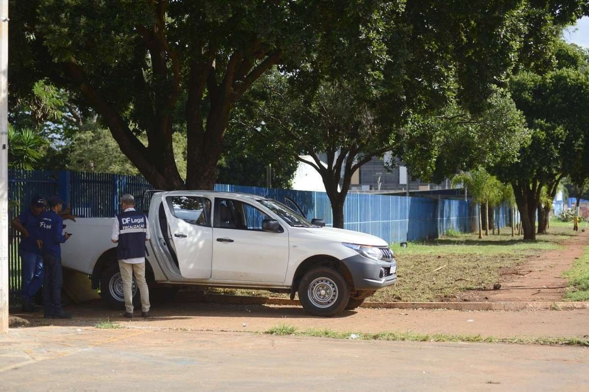  24/03/2024 Crédito: Marcelo Ferreira/CB/D.A Press. Brasil. Brasília - DF - Foram retirados os barracos que ficavam em frente ao Centro POP na 903 SUL.