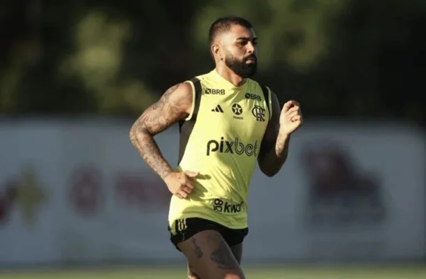 Gabigol é suspenso do futebol por dois anos -  (crédito: Foto: Marcelo Cortes/Flamengo)