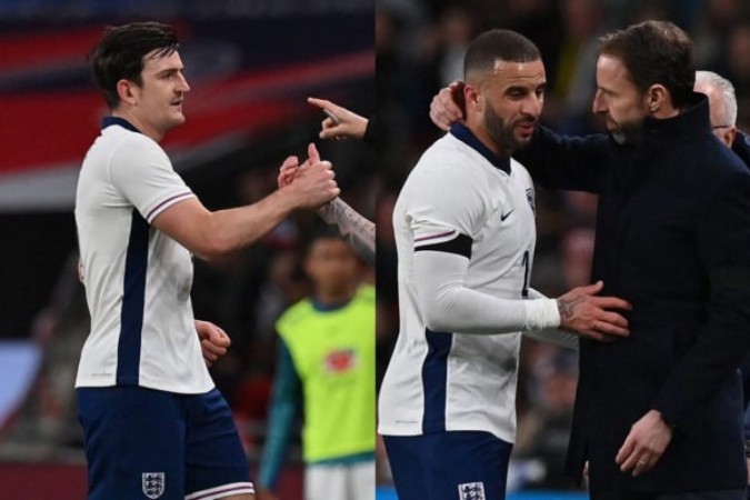 Kane não enfrentou o Brasil por lesão e pode não encarar a Bélgica -  (crédito: Marco Bertorello/AFP via Getty Images)