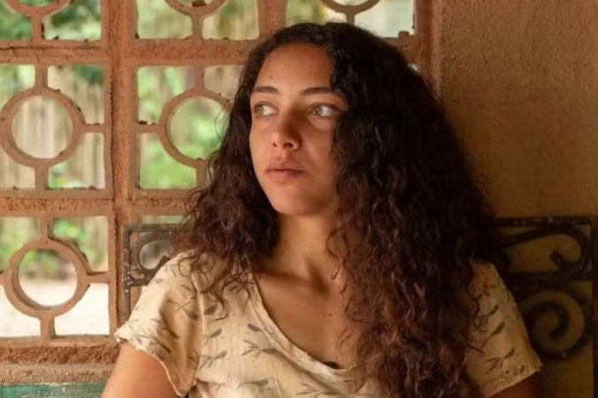 Atriz Alice Carvalho interpretando Joaninha na novela 'Renascer' -  (crédito: Observatorio dos Famosos)