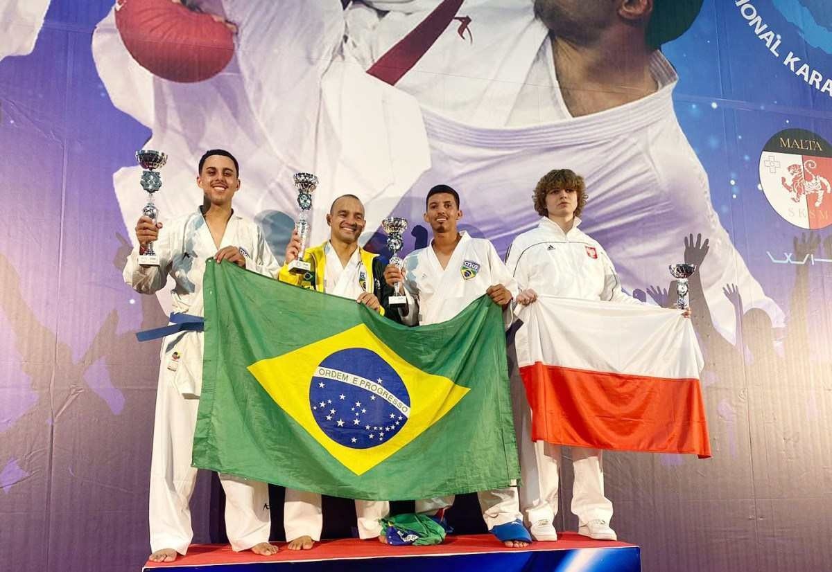 Gari de Ceilândia conquista ouro em campeonato mundial de karatê na Europa