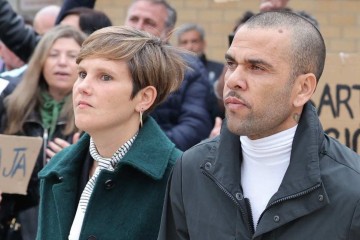 Inés Guardiola foi quem defendeu Daniel Alves durante o julgamento por agressão sexual -  (crédito: Lluis Gene / AFP)