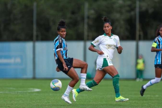 Palmeiras vence o Grêmio pelo Brasileirão Feminino -  (crédito: Foto: Morgana Schuh | Grêmio FBPA)