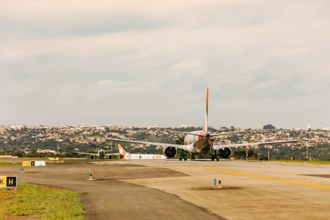 A Inframerica estima a circulação de 175 mil passageiros no aeroporto da capital no feriado de Páscoa -  (crédito: Divulgação/Aeroporto de Brasília )