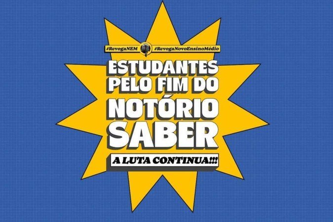 UBES (União Brasileira dos Estudantes Secundaristas), UNE (União Nacional dos Estudantes) e ANPG (Associação Nacional de Pós-Graduandos) lançam abaixo assinado contra ponto da reforma do ensino médio - (crédito: Divulgação) UBES (União Brasileira dos Estudantes Secundaristas), UNE (União Nacional dos Estudantes) e ANPG (Associação Nacional de Pós-Graduandos) lançam abaixo assinado contra ponto da reforma do ensino médio - (crédito: Divulgação)