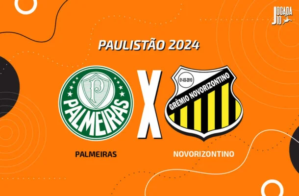 Palmeiras x Novorizontino -  (crédito: Foto: Arte Jogada10)