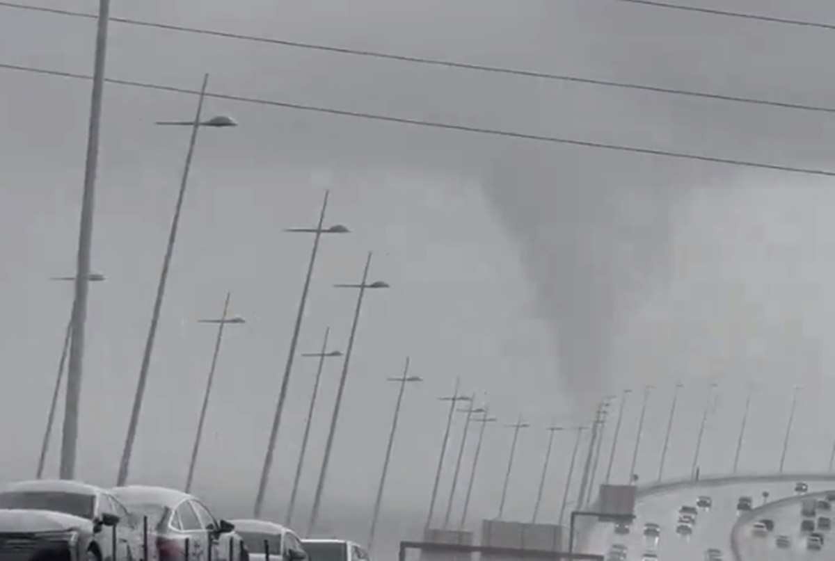 Vídeo mostra 'tornado' no rio Tejo, em Lisboa; veja