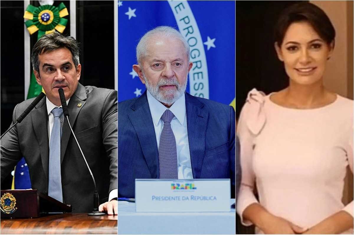 Lula e Michelle aparecem empatados em pesquisa divulgada por Ciro Nogueira